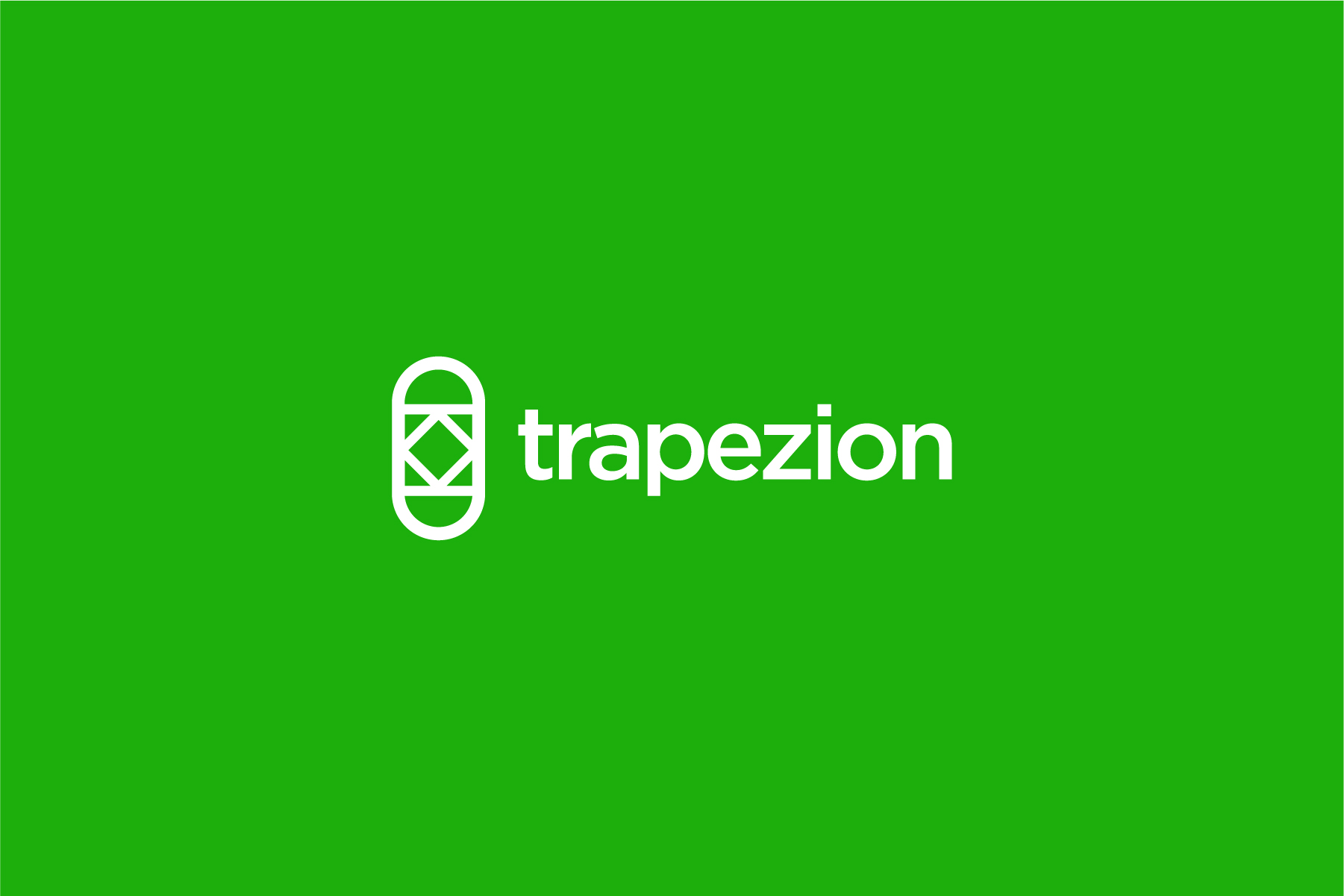 Trapezion case study, logo lockup